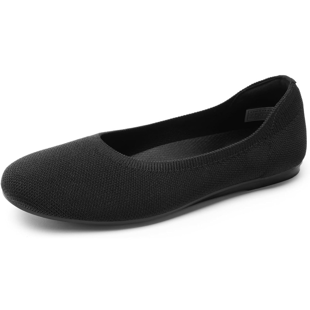 Dream Pairs Black Ballet Flats Minimalist Design